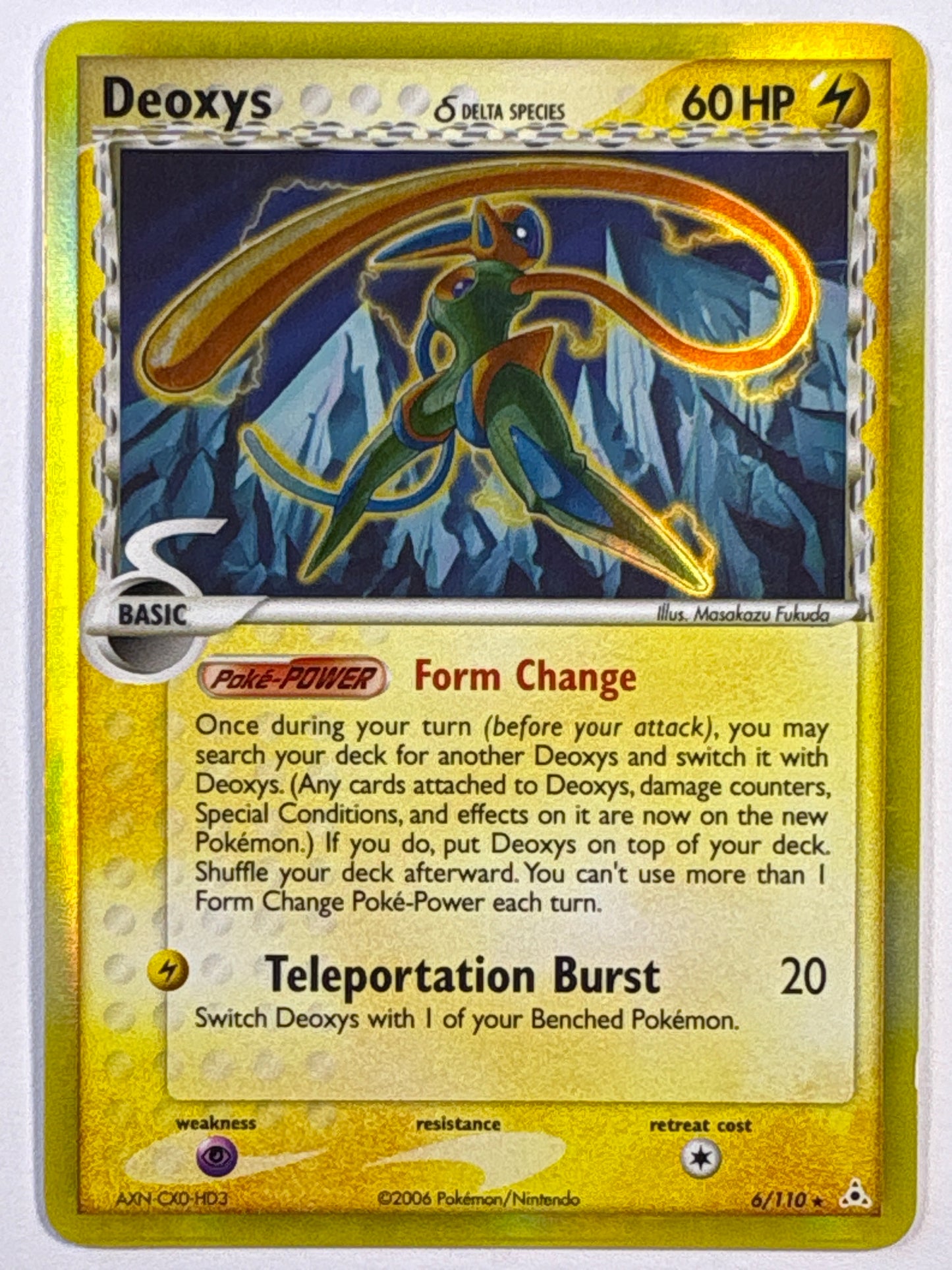 Deoxys Reverse Holo Rare 6/110 | Local Legends Cards & Collectibles