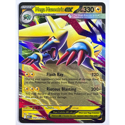 Mega Manectric EX Holo Double Rare 050/132 | Local Legends Cards & Collectibles