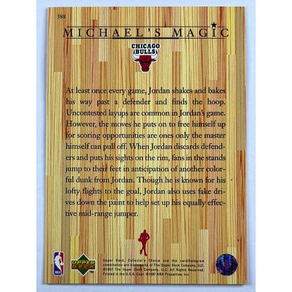 1997-98 Upper Deck Michael Jordan Michael’s Magic 388