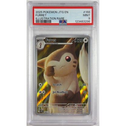 Furret Holo Illustration Rare 168/159 PSA 9 MINT | Local Legends Cards & Collectibles