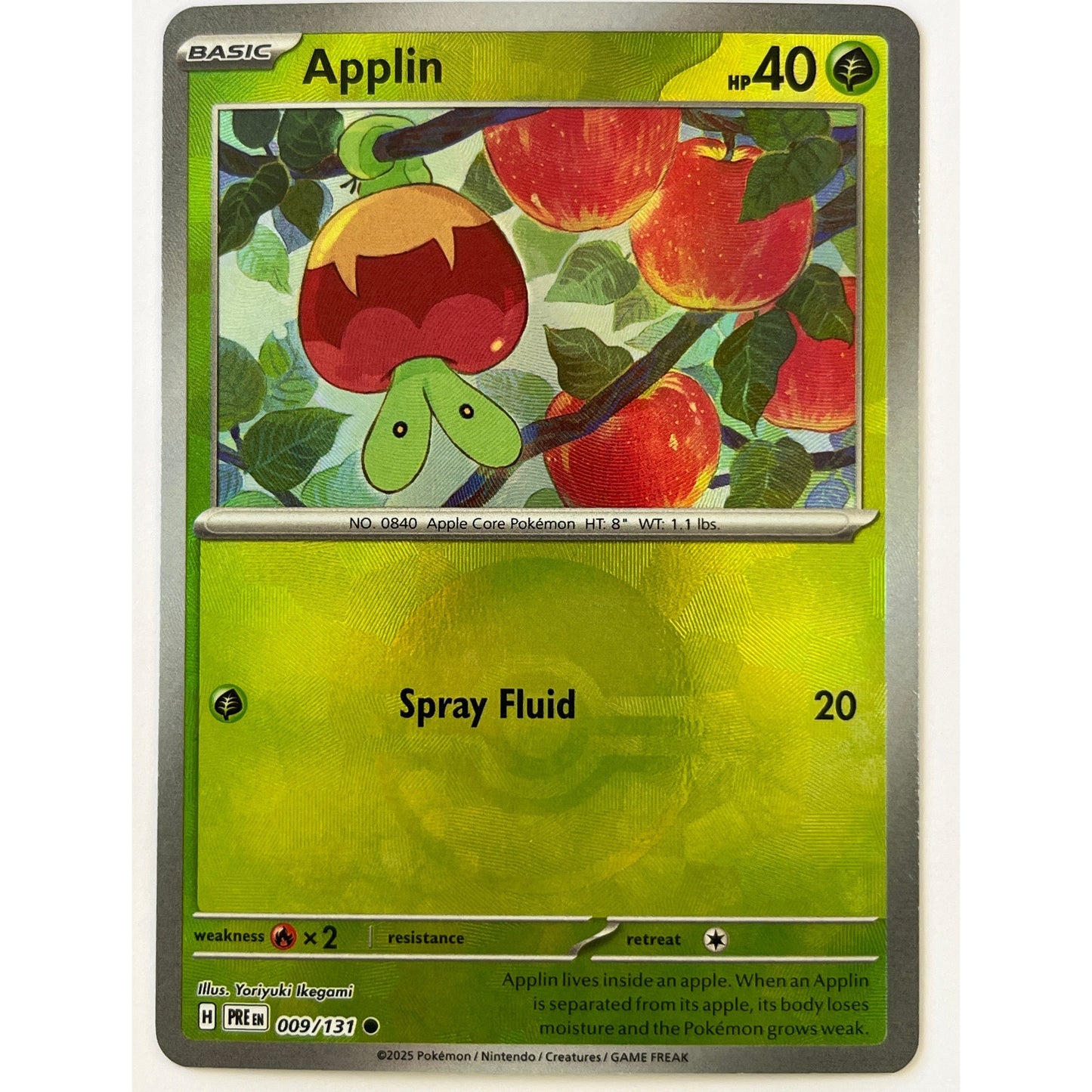 Applin Pokéball Holo Common 009/131