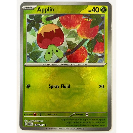 Applin Pokéball Holo Common 009/131