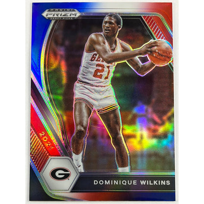 2021 Prizm DP Dominique Wilkins Red White Blue Prizm