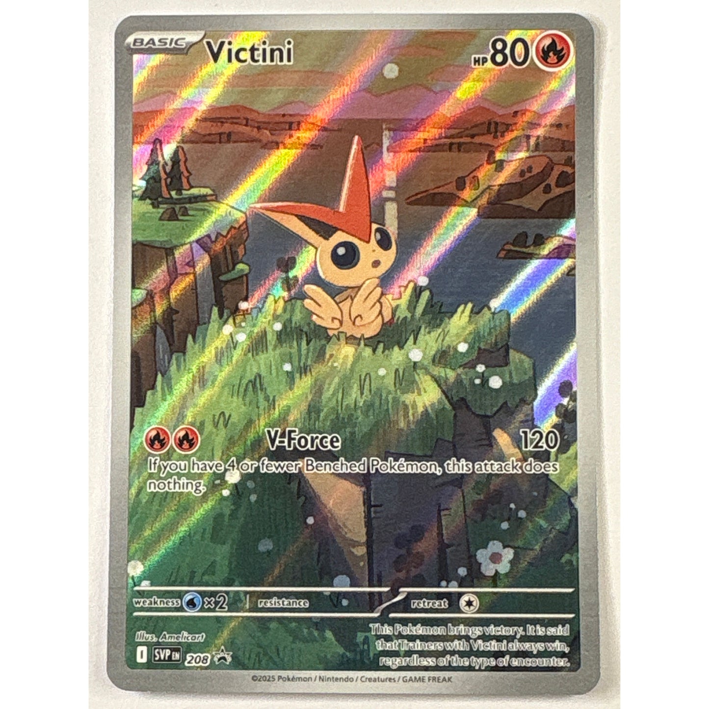 Victini Holo Black Star Promo 208