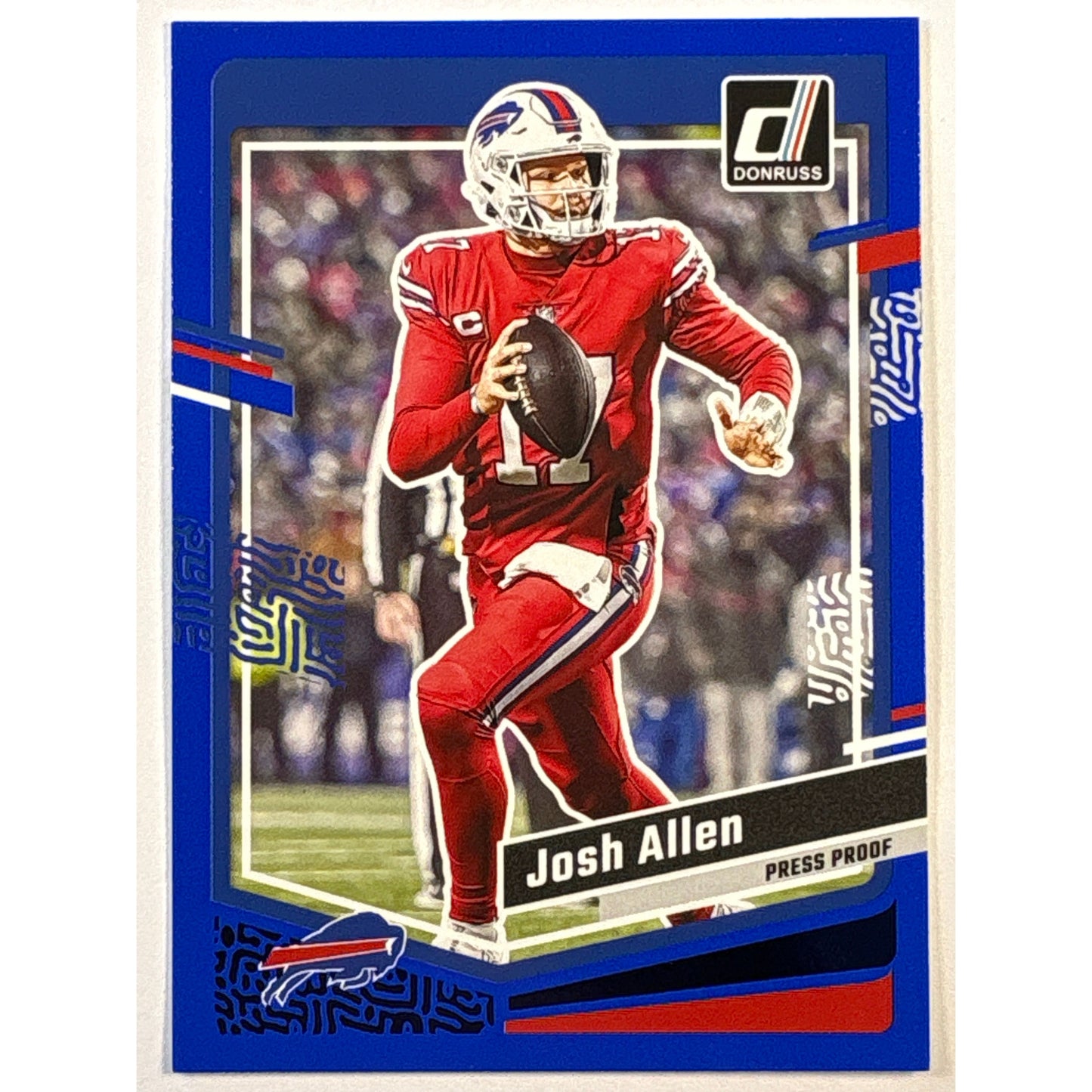 2023 Donruss Josh Allen Blue Foil Press Proof