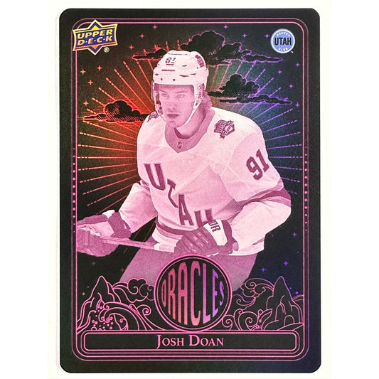 2024-25 Upper Deck Extended Series Josh Doan Oracles Pink SP