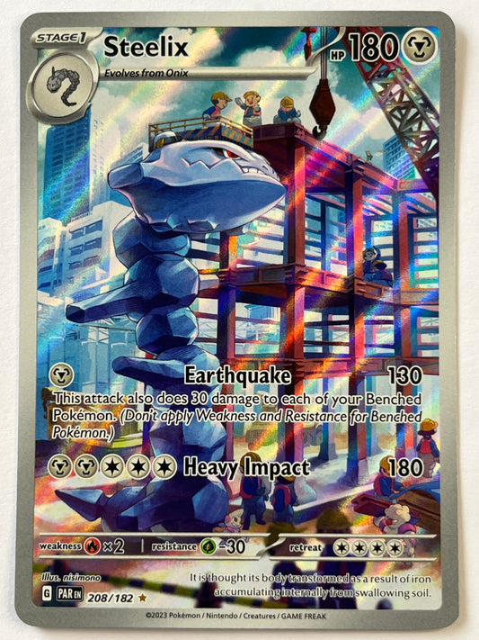 Steelix Holo Illustration Rare 208/182