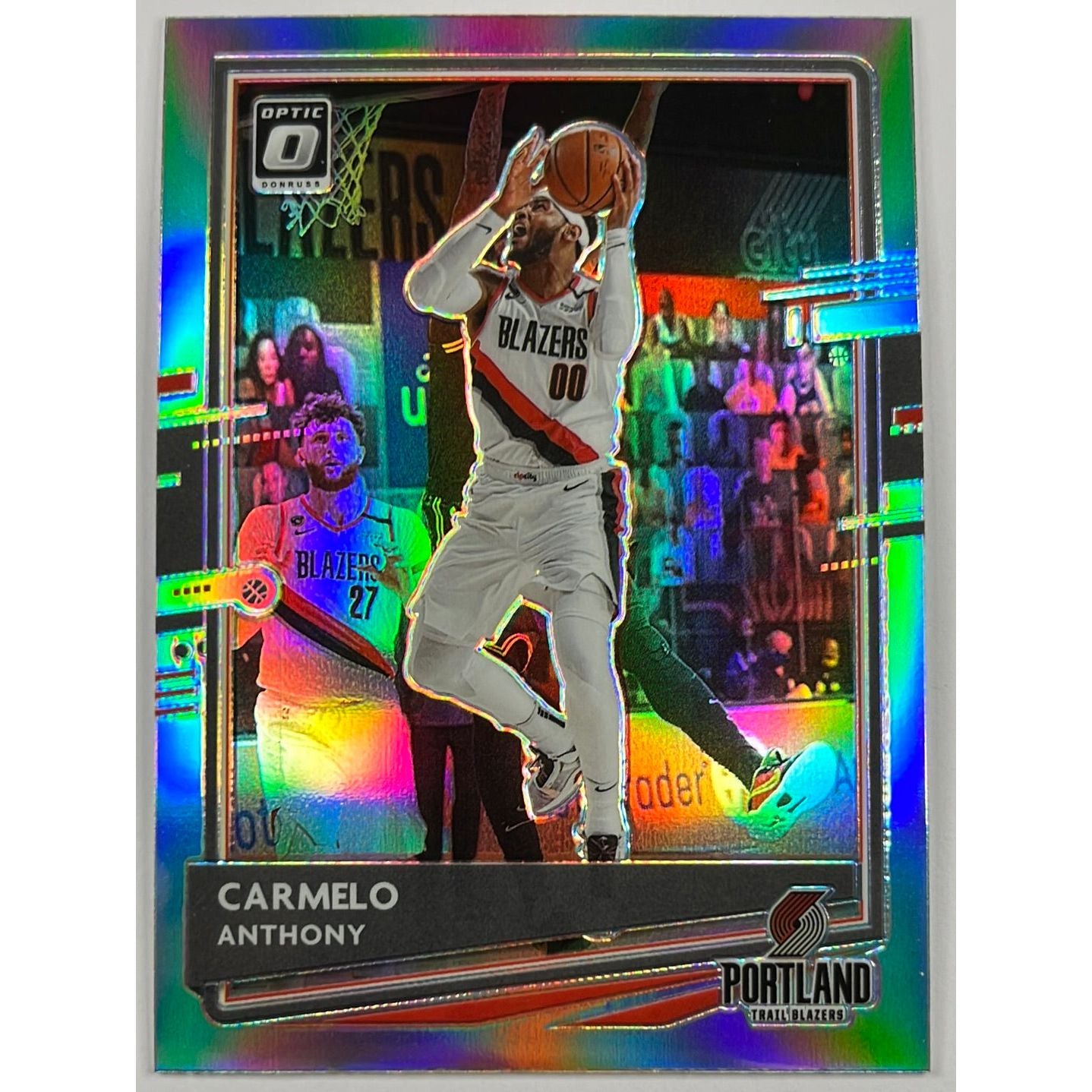 2020-21 Donruss Optic Carmelo Anthony Silver Holo