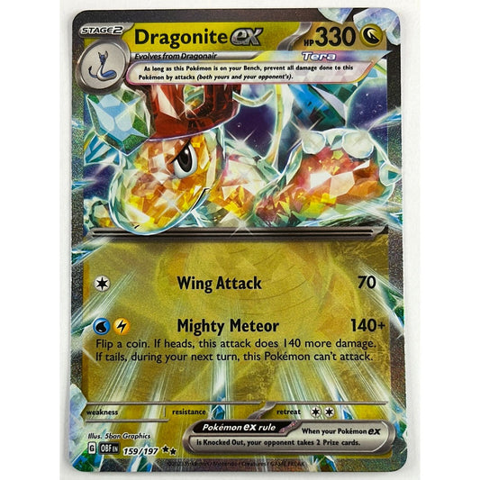 Dragonite EX Double Rare 159/197