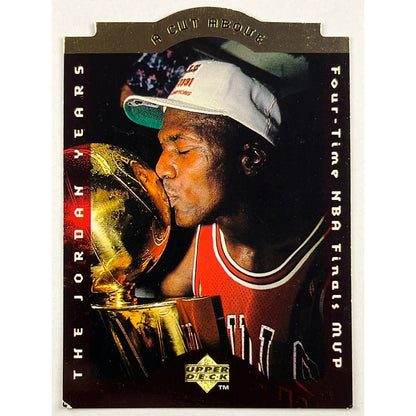 1996-97 Upper Deck A Cut Above  Die Cut Michael Jordan 4 Time Finals MVP