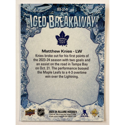 2023-24 Allure Matthew Knies Iced Breakaway RC