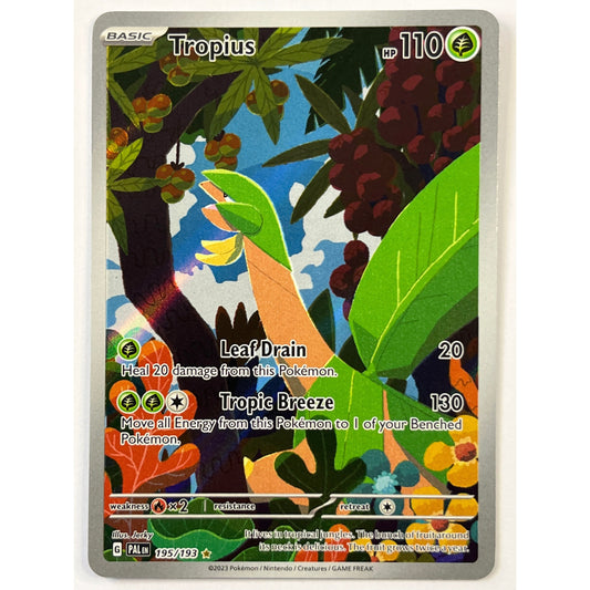 Tropius Holo Illustration Rare 195/193