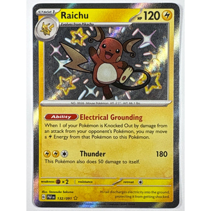 Raichu Holo Shiny Rare 132/091 | Local Legends Cards & Collectibles