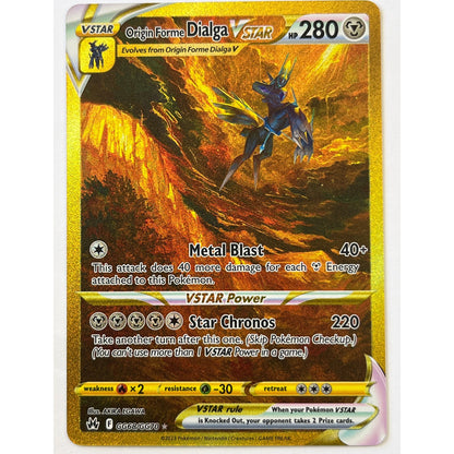 Origin Forme Dialga VSTAR Holo Gold Secret Rare GG68/GG70
