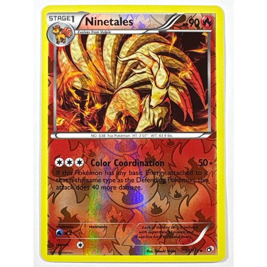 Ninetales Reverse Holo Rare 21/113 | Local Legends Cards & Collectibles