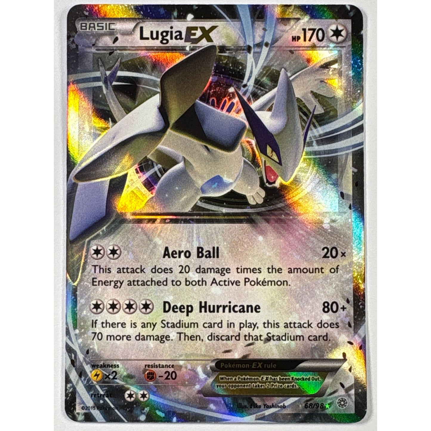 Lugia EX Holo Ultra Rare 68/98