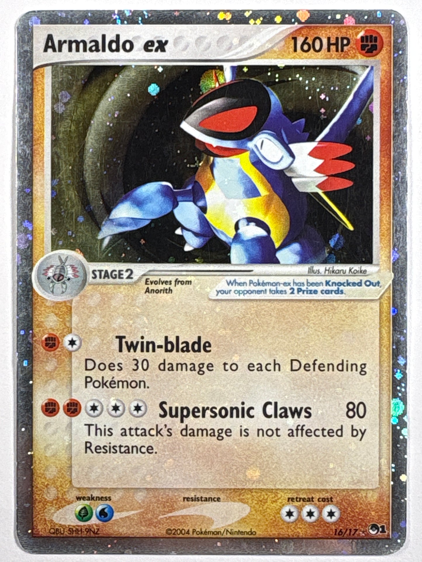 Armaldo Holo *BLEED Rare Pop 1 16/17 | Local Legends Cards & Collectibles