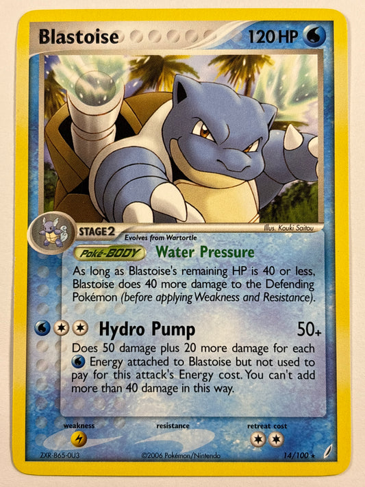 Blastoise Non Holo Rare 14/100 | Local Legends Cards & Collectibles
