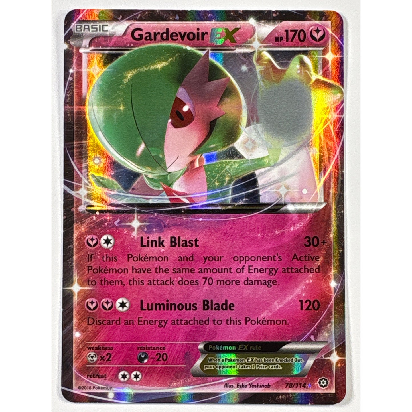 Gardevoir EX Holo Ultra Rare 78/114