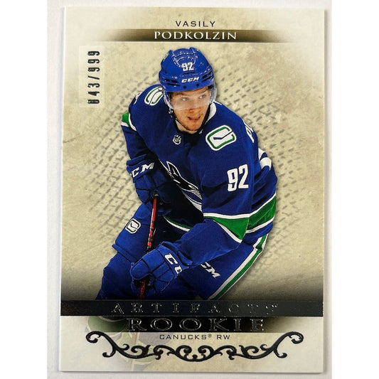 2021-22 Artifacts Vasily Podkolzin Rookie /999