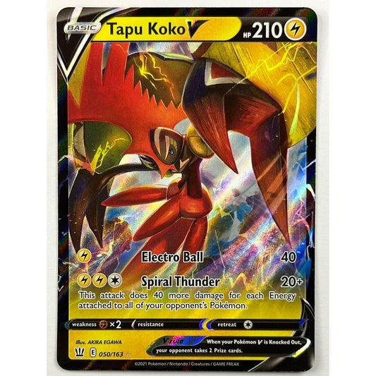 Tapu Koko V Ultra Rare 50/163