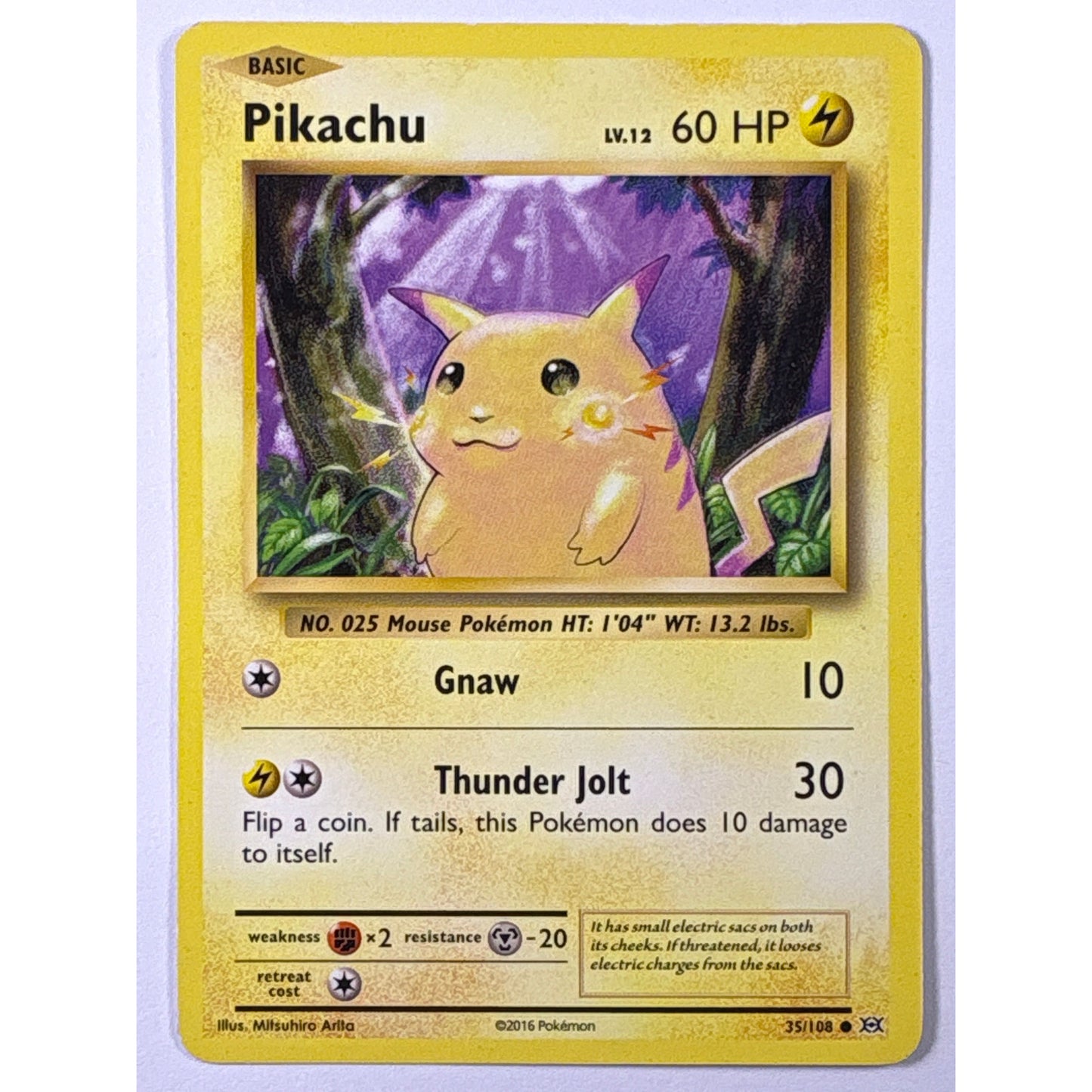 Pikachu Non Holo Common 35/108 | Local Legends Cards & Collectibles