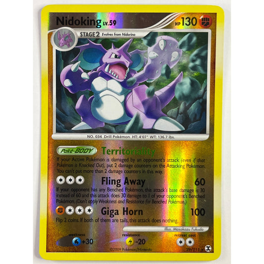Nidoking Reverse Holo Rare 29/111