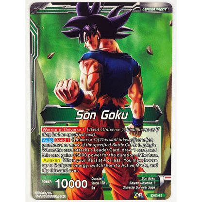 Explosive Power Son Goku/Son Goku Holo Expansion Rare EX03 13