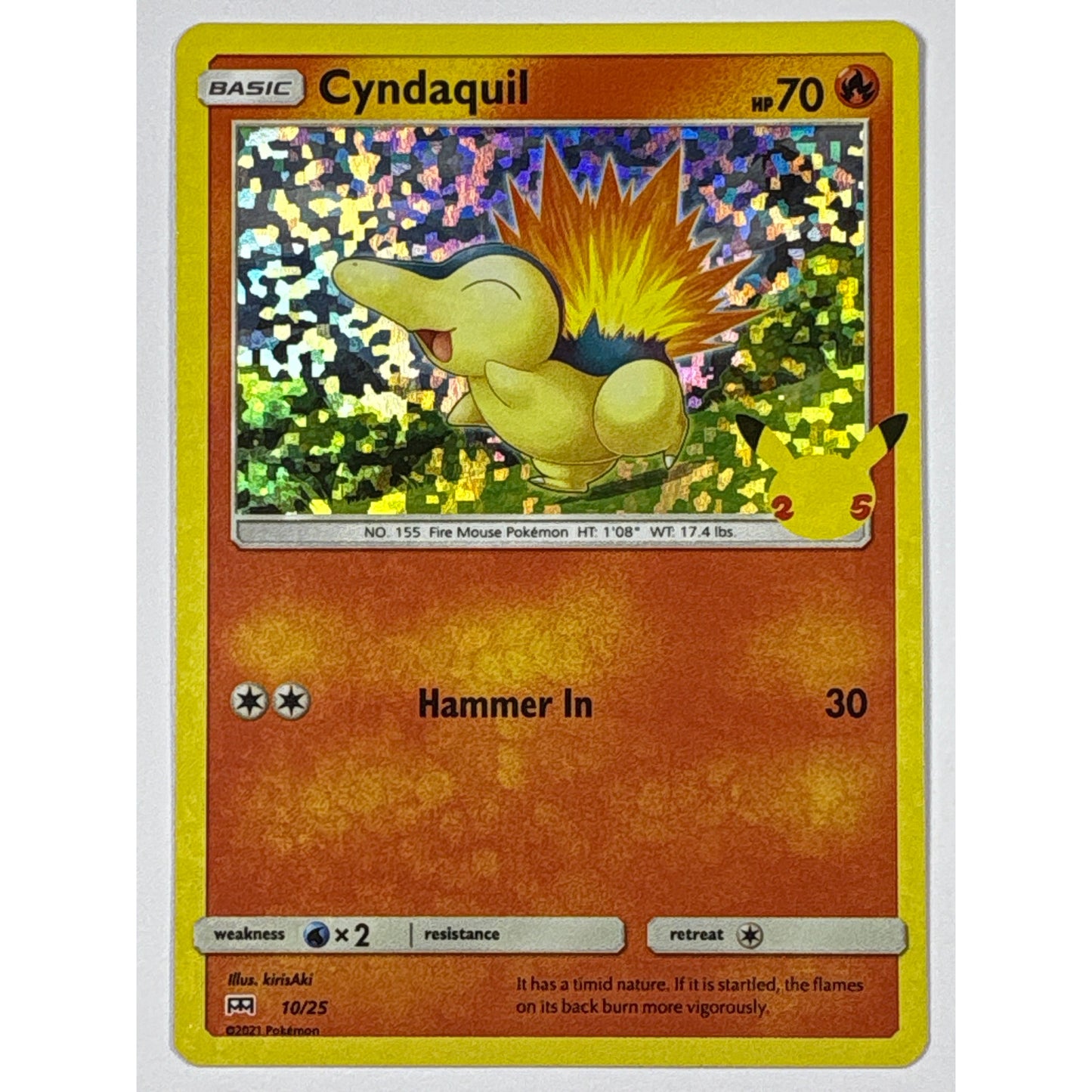 Cyndaquil Holo McDonalds Promo 10/25 | Local Legends Cards & Collectibles