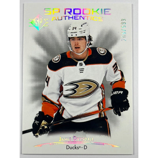 2021-22 SP Jamie Drysdale Rookie Authentics /599