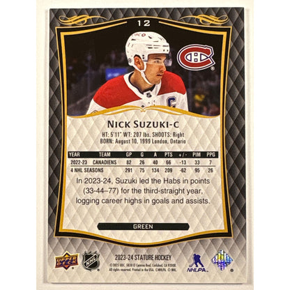 2023-24 Stature Nick Suzuki Green 374/375