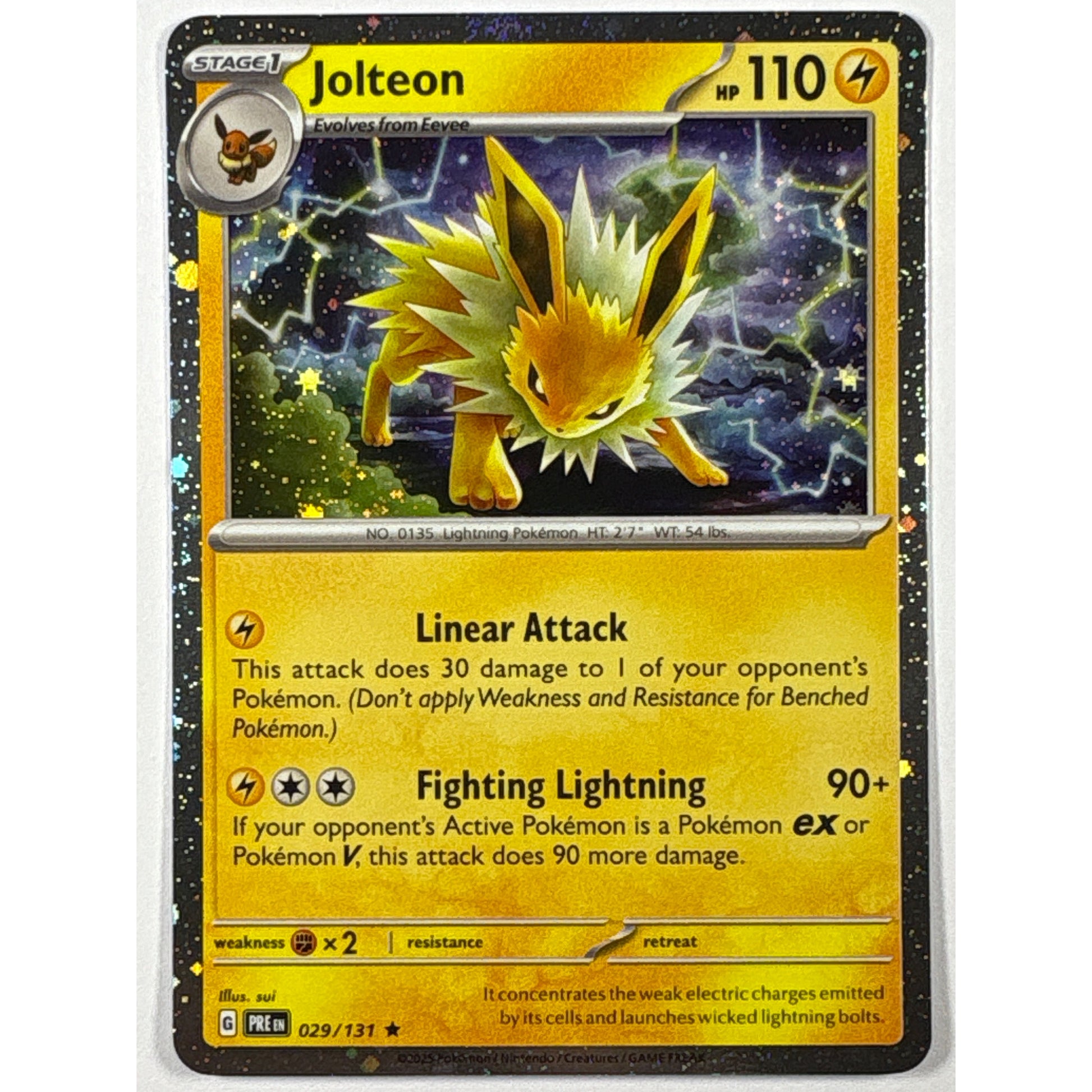 Jolteon Cosmos Holo Promo 029/131 | Local Legends Cards & Collectibles