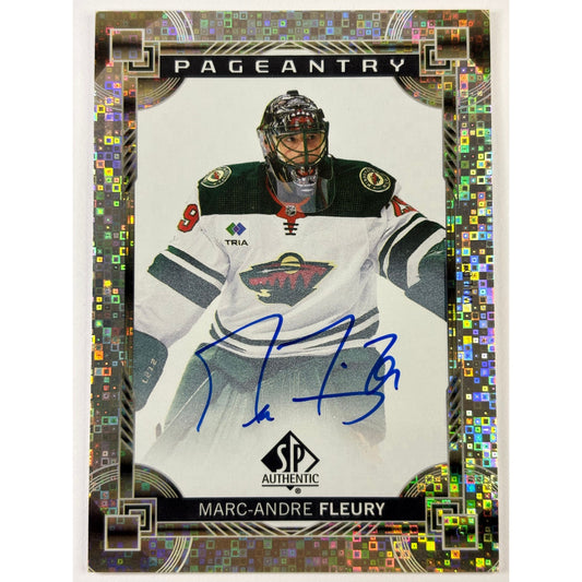 2024-25 SP Authentic Marc Andre Fleury Pageantry Auto SP