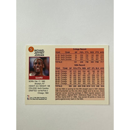 1991-92 Hoops Michael Jordan MVP