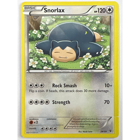 XY Kalos Starter Kit Snorlax Non Holo 26/39