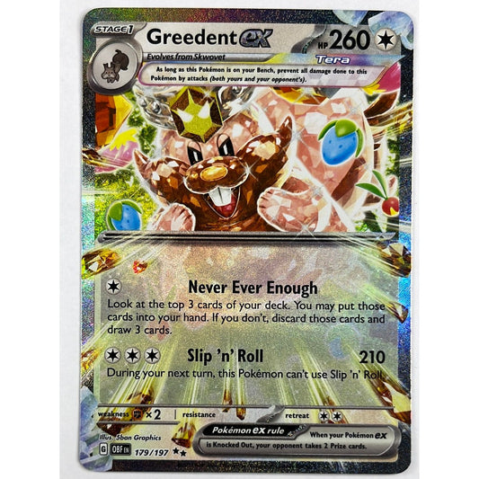 Greedent EX Double Rare 179/197