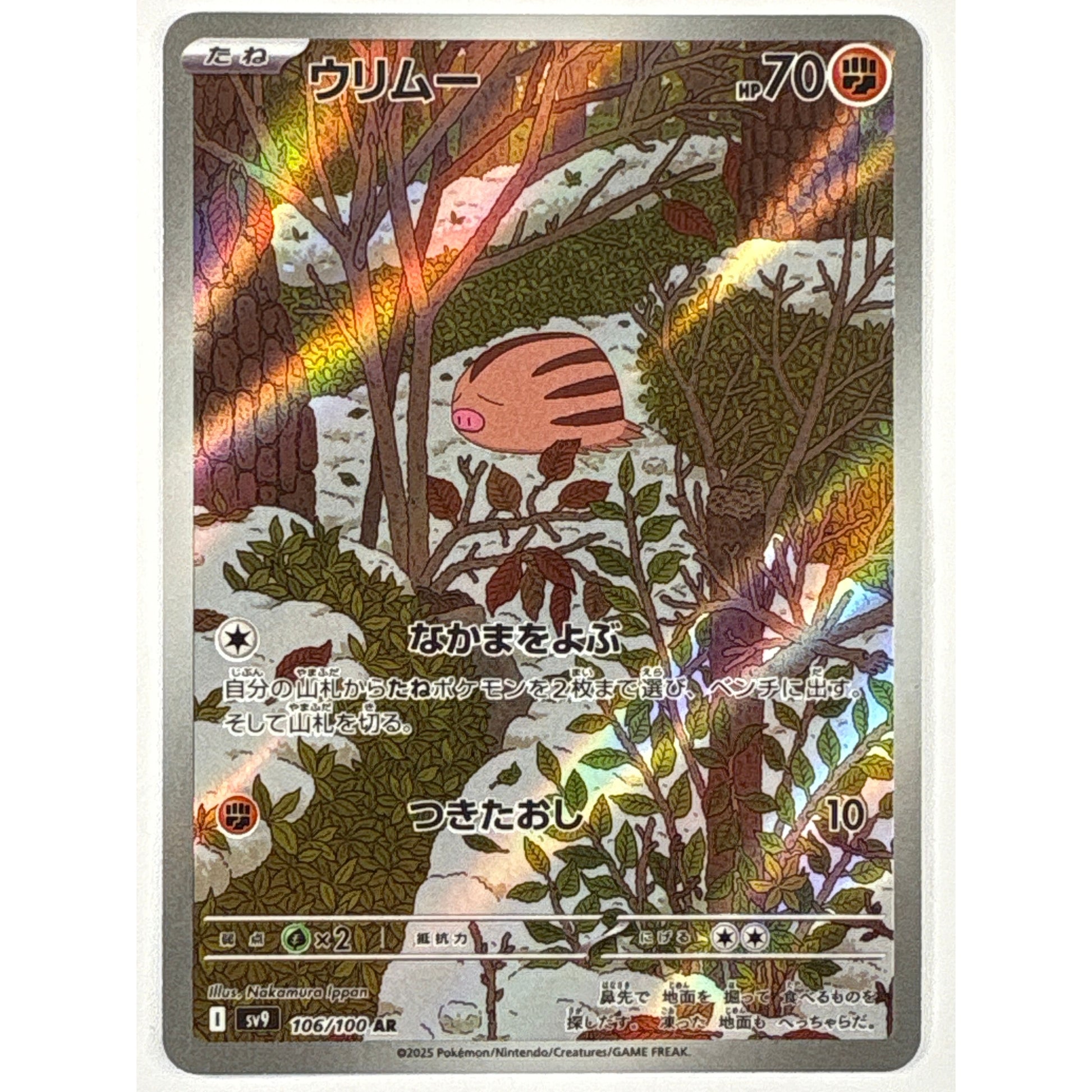Swinub Holo Art Rare 106/100 Japanese | Local Legends Cards & Collectibles