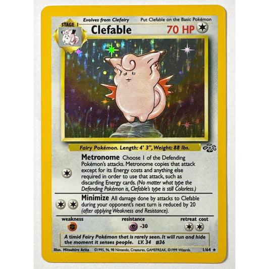 Jungle Clefable Holo Rare 1/64