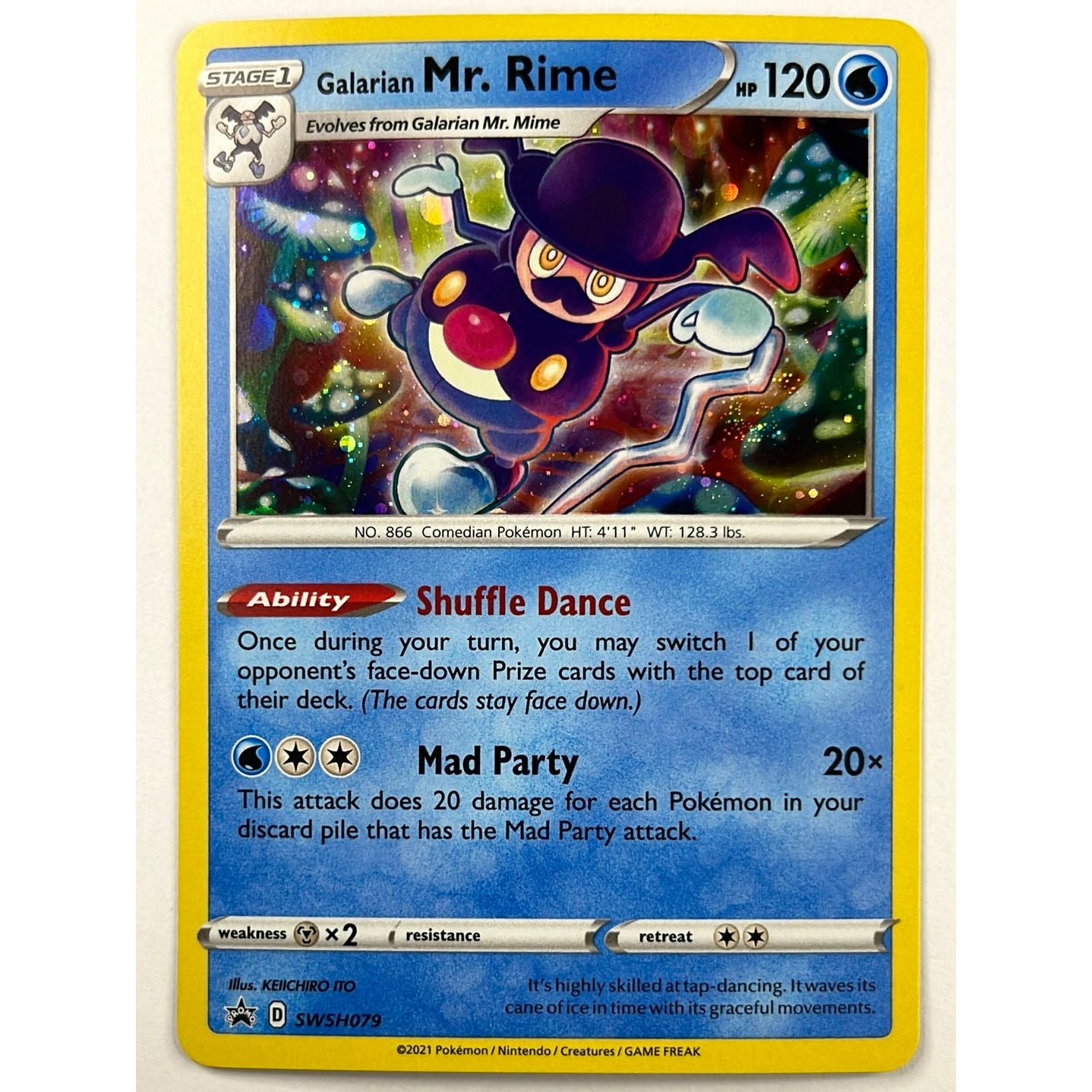 Galarian Mr. Rime Holo Promo SWSH079