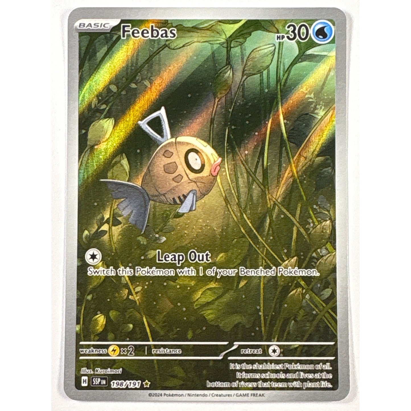 Feebas Holo Illustration Rare 198/191 | Local Legends Cards & Collectibles