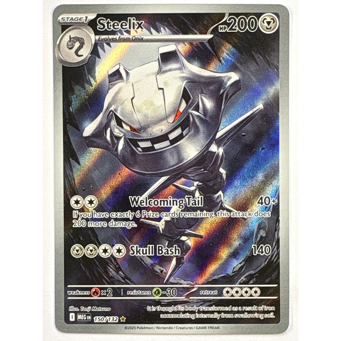 Steelix Holo Illustration Rare 150/132 | Local Legends Cards & Collectibles