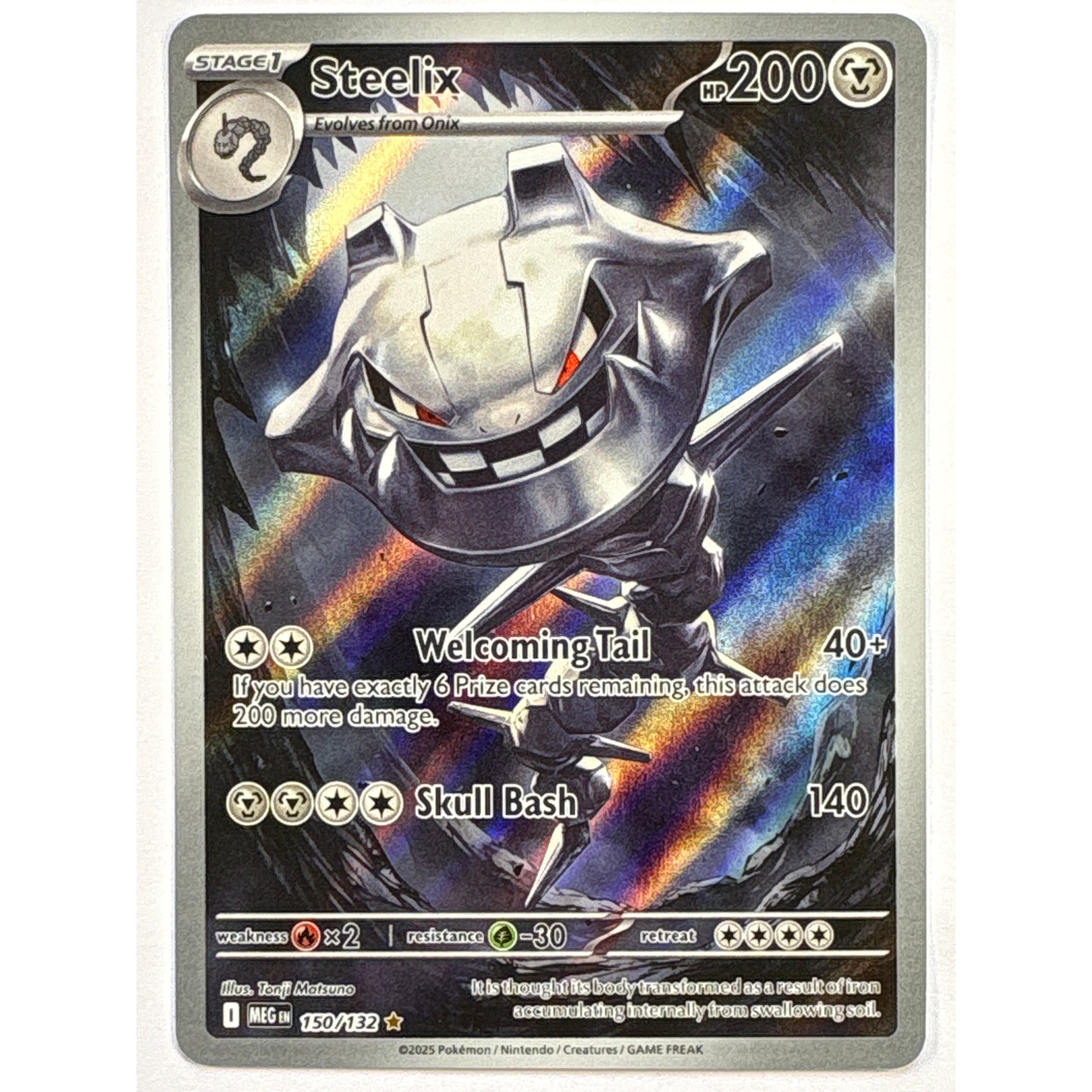 Steelix Holo Illustration Rare 150/132 | Local Legends Cards & Collectibles
