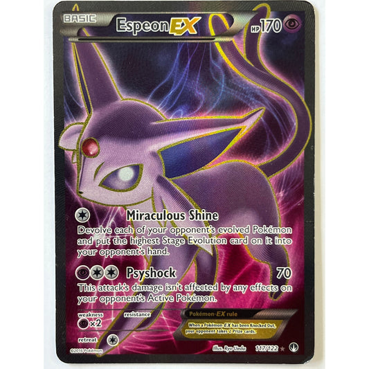 Espeon EX Holo Ultra Rare 117/122