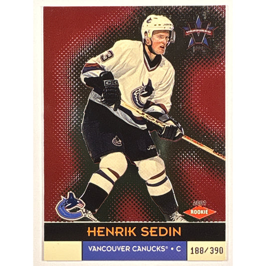 2000-01 Vanguard Henrik Sedin Rookie /390