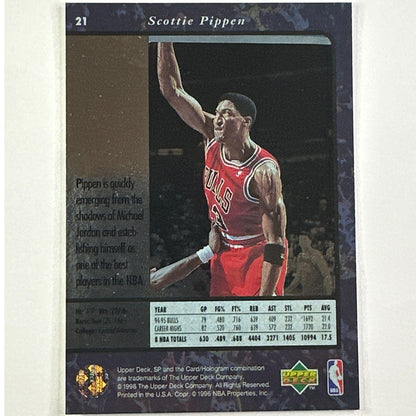 1996 Upper Deck SP Scottie Pippen #21 | Local Legends Cards & Collectibles
