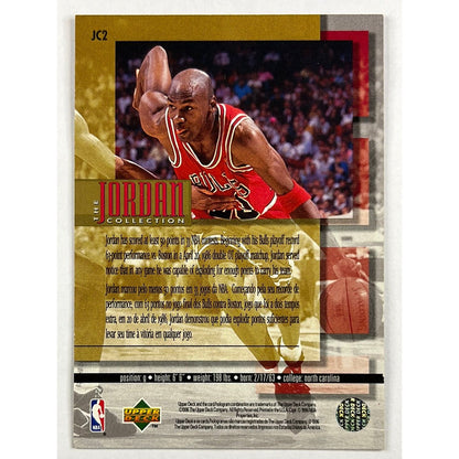 1996-97 Collectors Choice Michael Jordan The Jordan Collection 50 Point Scoring Games Gold Foil