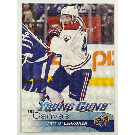 2016-17 Upper Deck Series 2 Artturi Lehkonen UD Canvas Young Guns