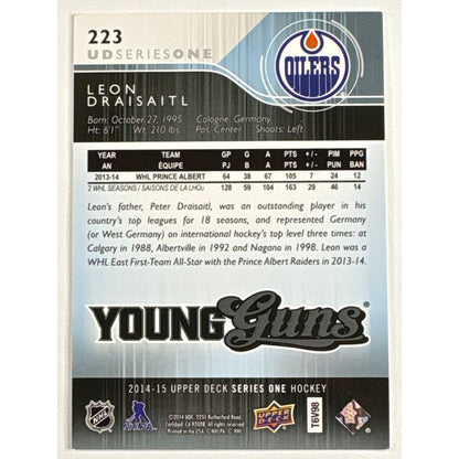 2014-15 Upper Deck Series 1 Leon Draisaitl Young Guns | Local Legends Cards & Collectibles