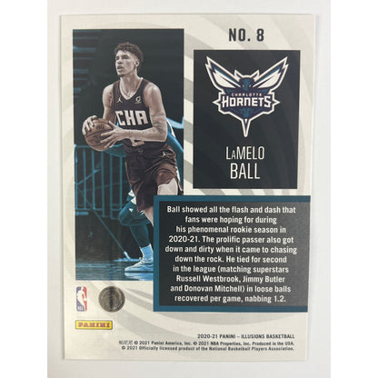 2020-21 Panini Illusions LaMelo Ball Instant Impact RC