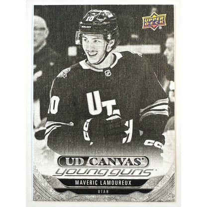 2024-25 Upper Deck Series 2 Maveric Lamoureux Black & White UD Canvas